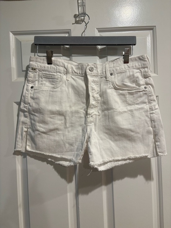Citizens Of Humanity Pants - Citizens of Humanity Carey Shorts distressed sz 29 white